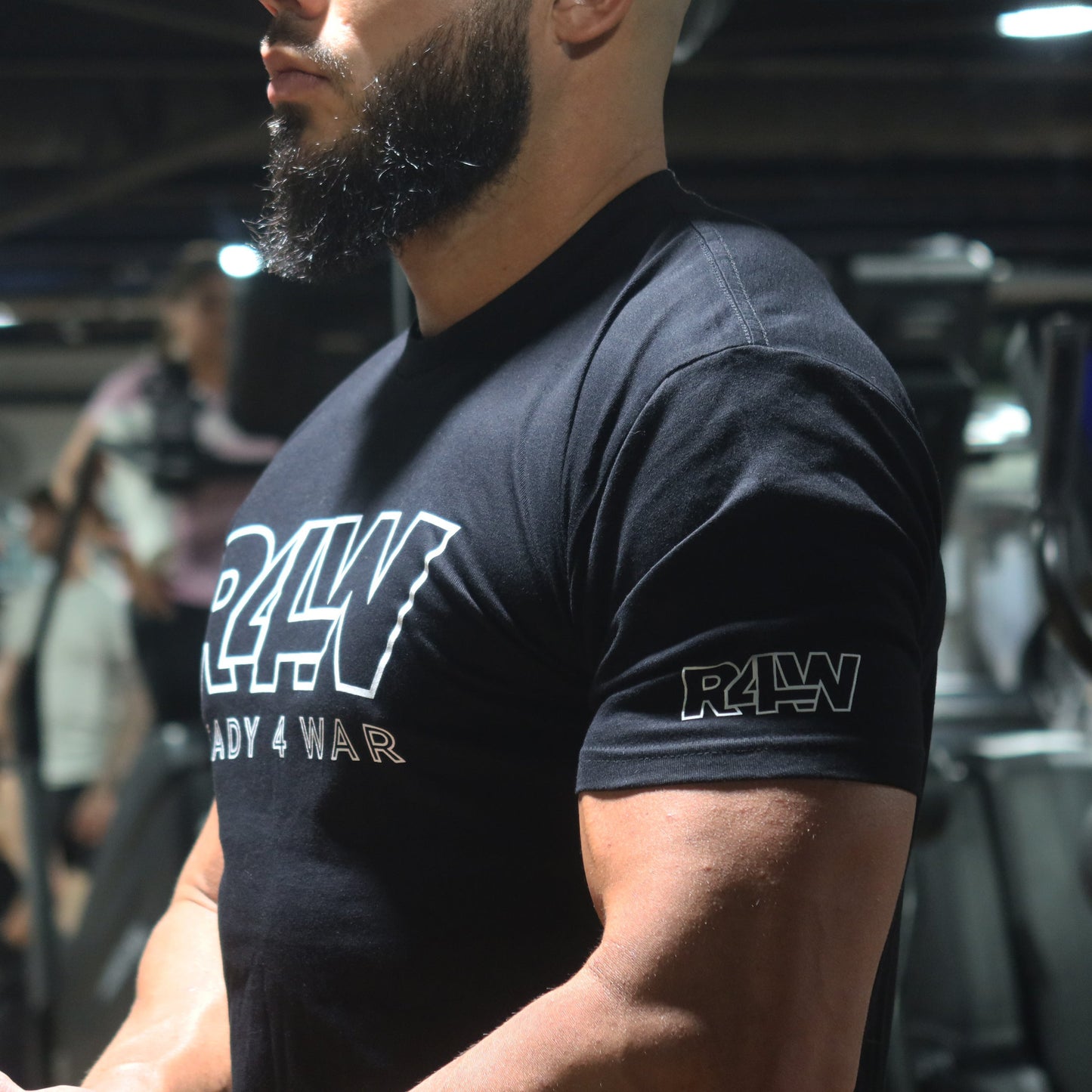 R4W Originals Tee - White on Black