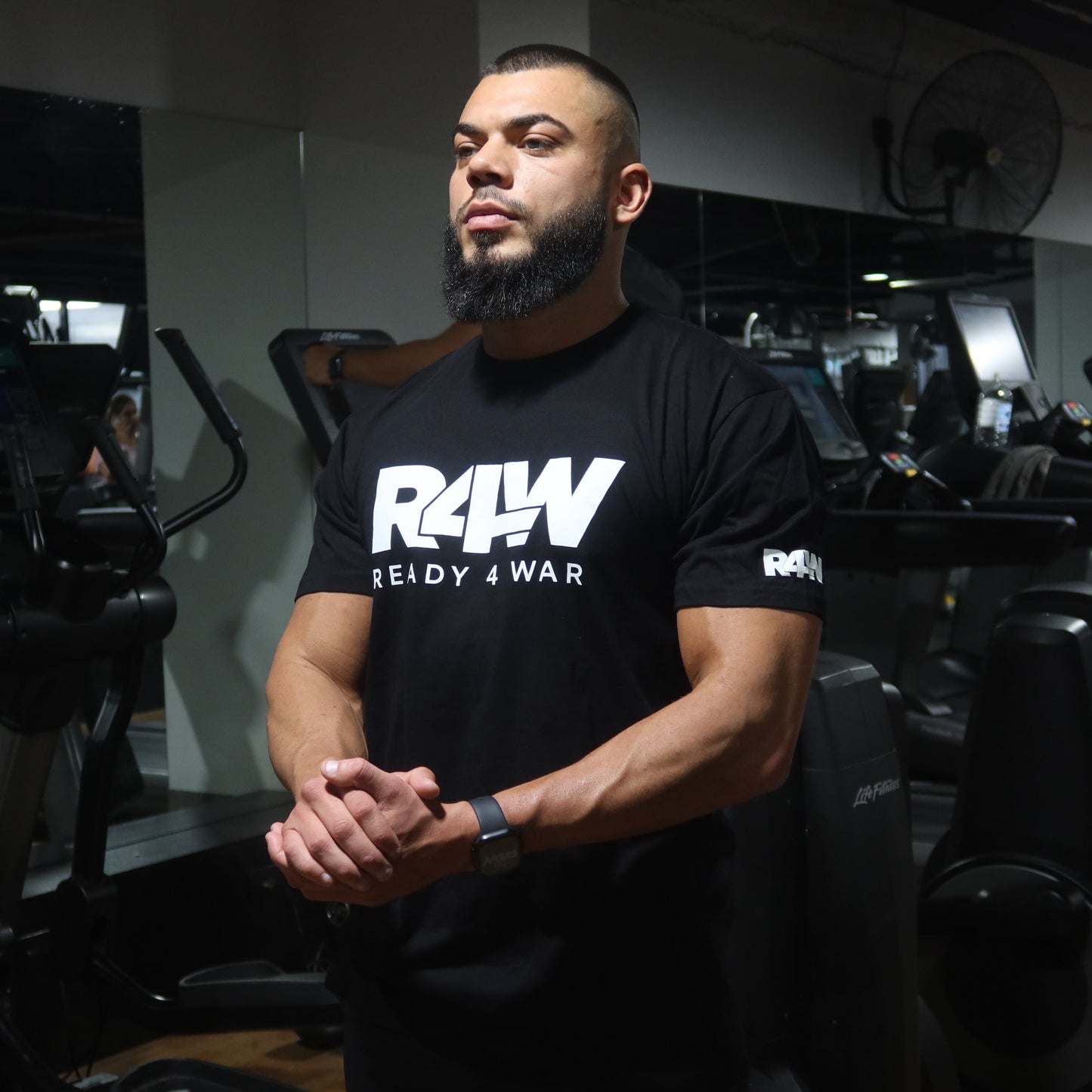 R4W Originals Tee - White on Black