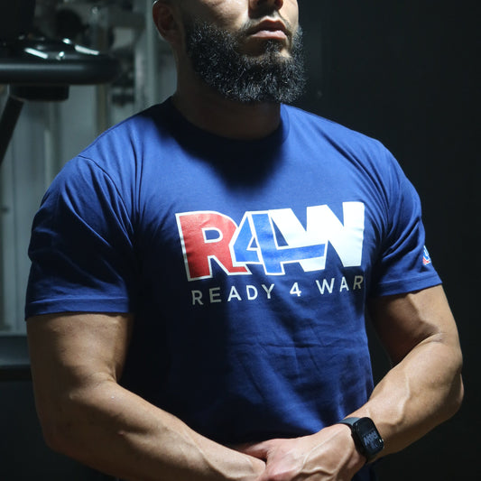 R4W Originals Tee -  Blue x Red x White